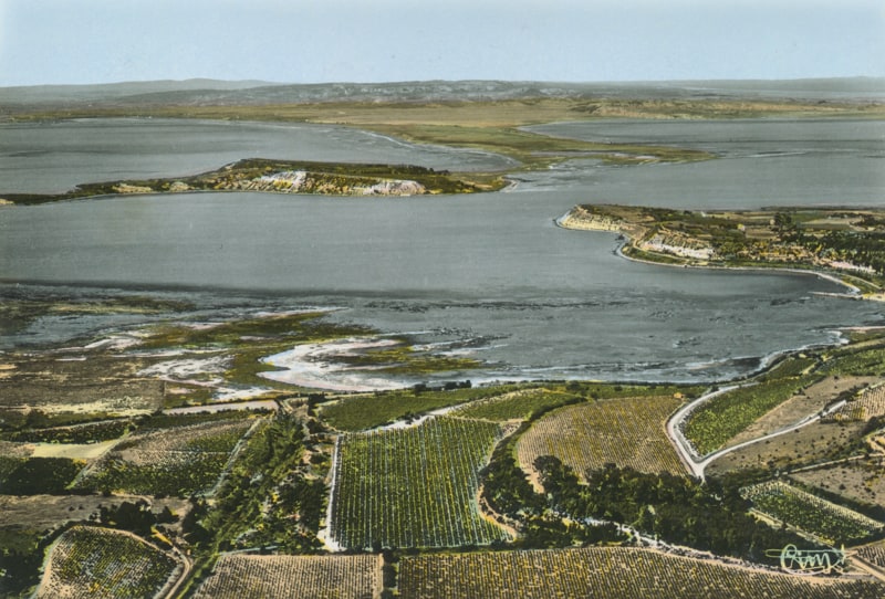 L'île de l'Aute et l'anse de l'Olivier en 1960