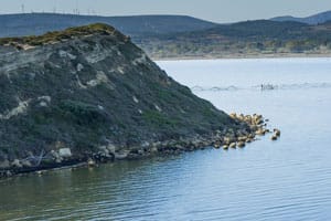 La falaise de la pointe des deux frères