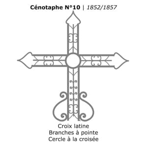 Cénotaphe N°10 | 1852/1857