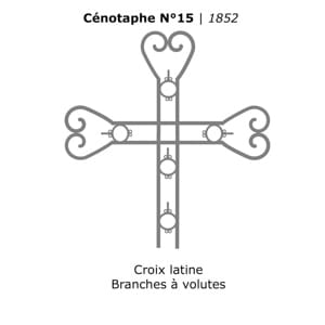 Cénotaphe N°15 | 1852
