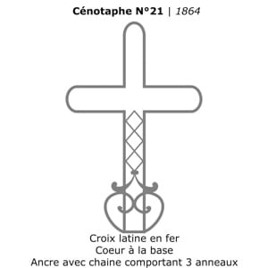 Cénotaphe N°21 | 1864