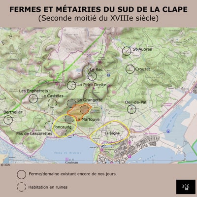 Les fermes et bergeries au XVIII<sup>e</sup> siècle