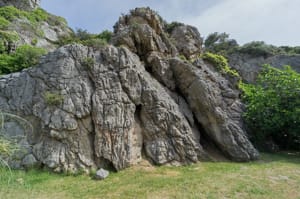 Les falaises de Karantes à Narbonne-Plage