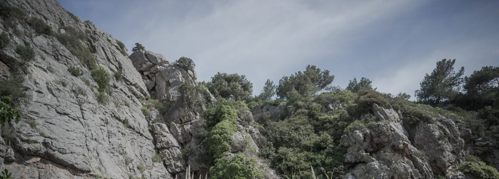 Les falaises mortes de Narbonne-Plage