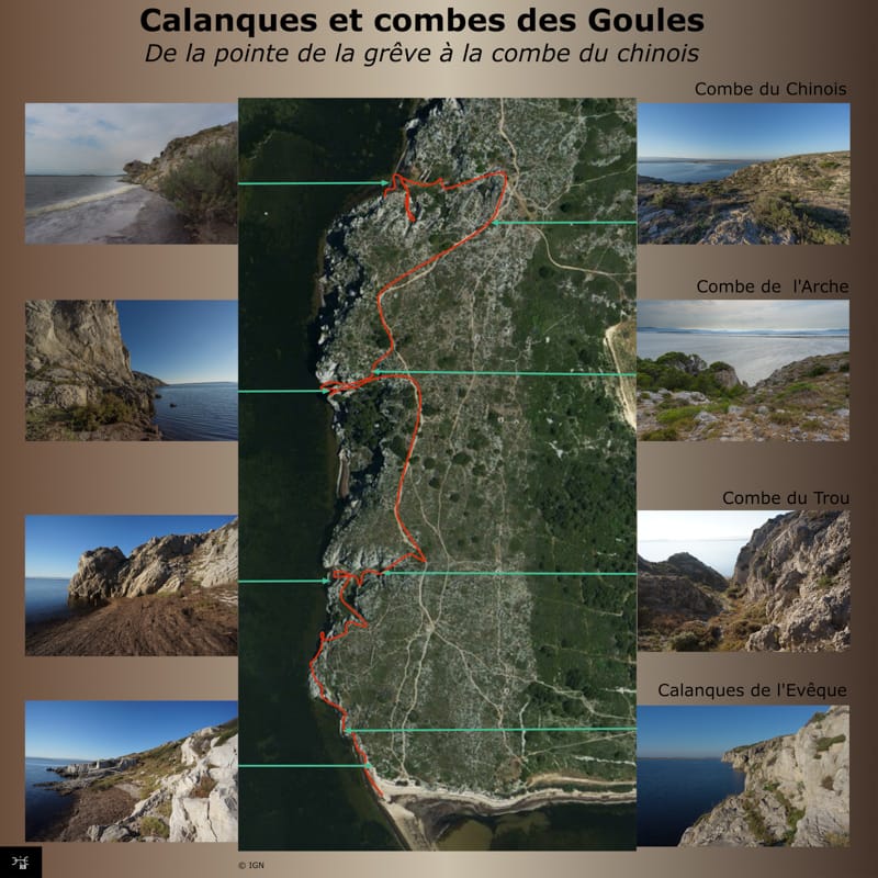 Les calanques des Goules