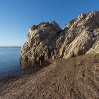 La plage de la Combe du Trou