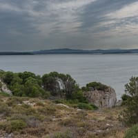 Paysage de la corniche des Goules