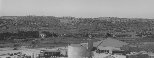 Vue sur Planasse et la Sagne depuis de casino, Gruissan | 1980