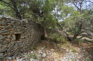 Mur secteur de la doline Nord