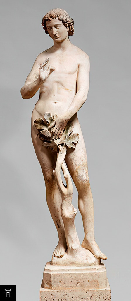 Sculpture d'Adam provenant du transept sud de Notre Dame de Paris - CI. 11657 `(c. 1260)