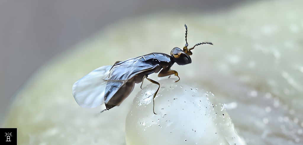 Guêpe femelle sur Profichi