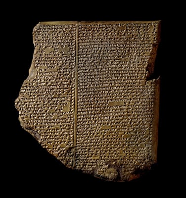 tablette du Déluge XI: K.3375, VII<sup>e</sup> s. av. J-C, © British Museum
