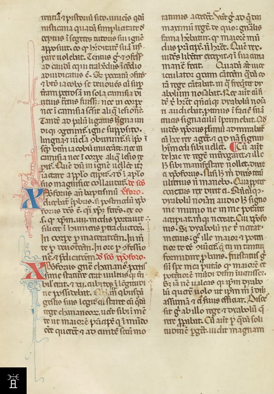 Jacobus de Voragina, Legenda aurea. Latin 1747, 1260-1298 © BNF