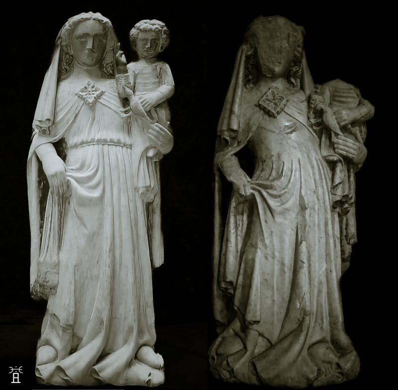 La Vierge de Fleury vs la Vierge des Oubiels