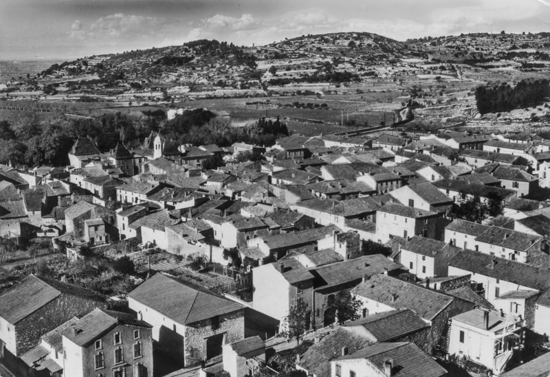 Le village d'Armissan dans les années 1960