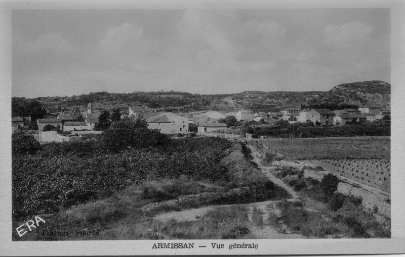 Le village d'Armissan dans les années 1930