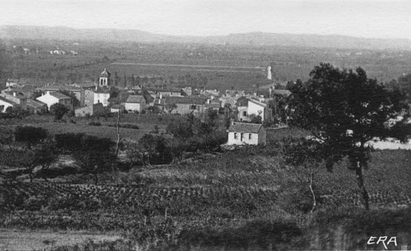 Le village de Vinassan dans les années 1930