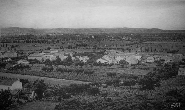 Le village de Vinassan dans les années 1930
