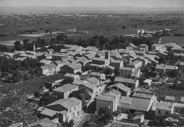 Le village de Vinassan dans les années 1980
