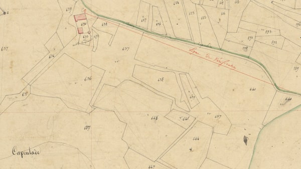 Métairie Capoulade, 1830 Cadastre Napoléonien, © AD11