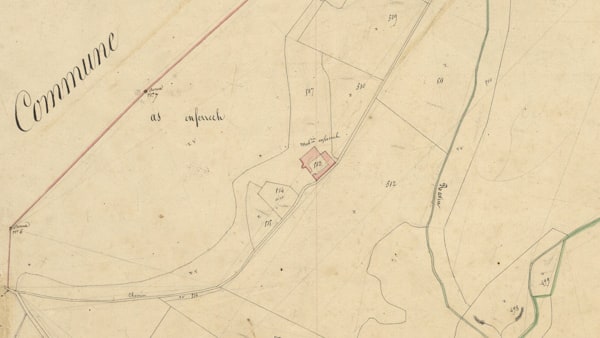 Métairie Enferrech, 1830 Cadastre Napoléonien, © AD11