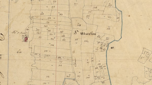 Métairie Saint-Martin, 1830 Cadastre Napoléonien, © AD11