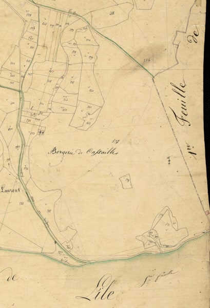 Bergerie de Cascaille, 1830 Cadastre Napoléonien, © AD11