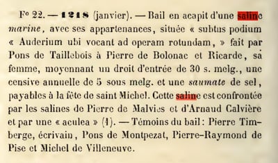 Inventaire des archives communales de Narbonne série AA