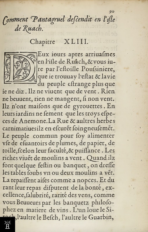 Le Quart livre, 1552 | BNF